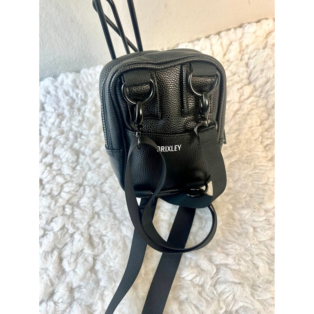 Brixley Leather Midnight Crossbody Bag Small - Picture 2 of 9